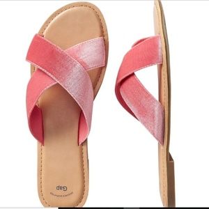 Gap Women Slide Sandals in Velvet Pink velvet